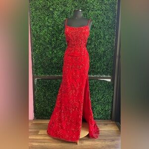 Mori Lee Red Prom Dress